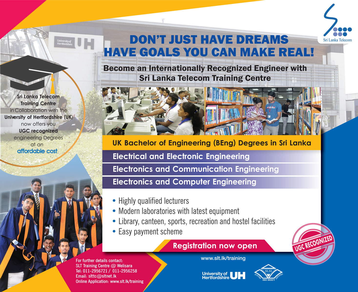 UK Bachelor of Engineering (BEng) Degrees - Sri Lanka Telecom Training Centre